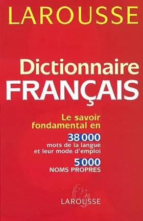 Couverture du produit · Larousse Dictionnaire français