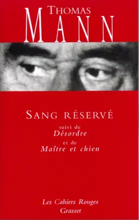 Couverture du produit · SANG RESERVE: (*)