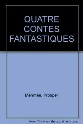 Couverture du produit · MERIMEE ULB 4 CONT FANT NP (Ancienne Edition)
