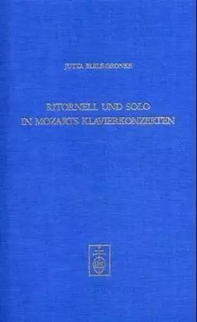 Couverture du produit · Ritornell und Solo in Mozarts Klavierkonzerten