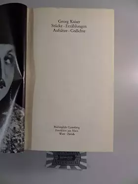 Couverture du produit · Stucke Erzahlungen Aufsatze Gedichte