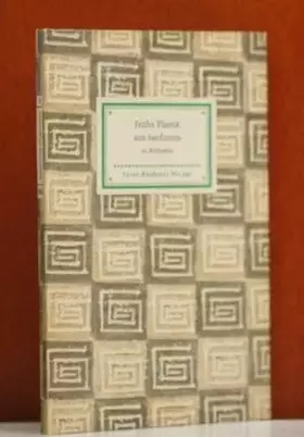 Couverture du produit · Frühe Plastik aus Sardinien.