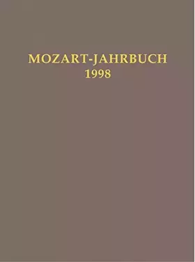 Couverture du produit · Mozart-Jahrbuch: 1998