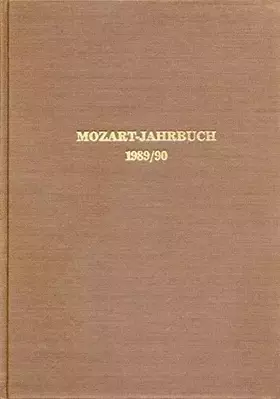Couverture du produit · Mozart-Jahrbuch: 1989/90