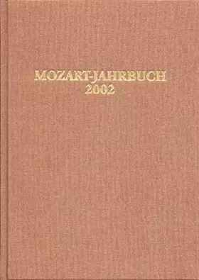 Couverture du produit · Mozart-Jahrbuch: 2002