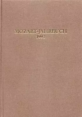 Couverture du produit · Mozart-Jahrbuch: 1993