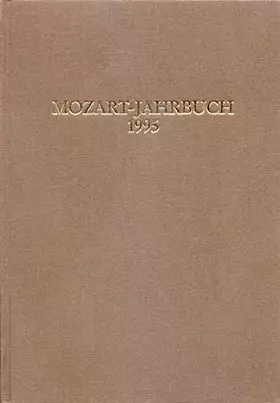 Couverture du produit · Mozart-Jahrbuch: 1995