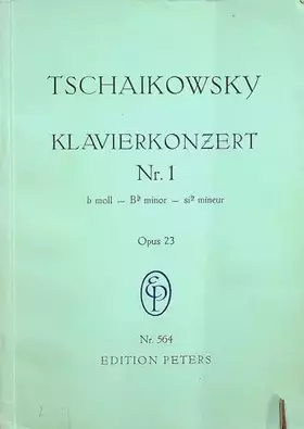 Couverture du produit · Tschaikowsky Klavierkonzert Nr. 1 Bb Minor Opus 23 (Unger)