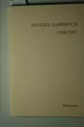 Couverture du produit · Händel-Jahrbuch: 1996/1997
