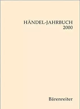 Couverture du produit · Händel-Jahrbuch 2000