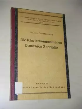 Couverture du produit · Die Klavierkompositionen Domenico Scarlattis.