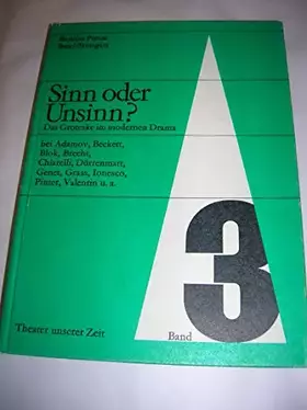 Couverture du produit · Sinn oder unsinn? Das Groteske im modernen Drama