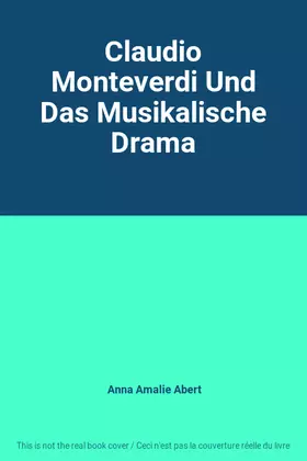 Couverture du produit · Claudio Monteverdi Und Das Musikalische Drama