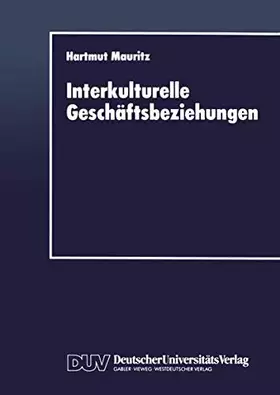 Couverture du produit · Interkulturelle Geschäftsbeziehungen: Eine Interkulturelle Perspektive Für Das Marketing (Duv Wirtschaftswissenschaft) (German 