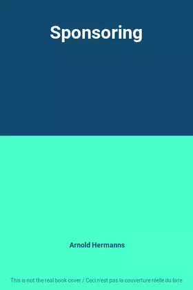 Couverture du produit · Sponsoring