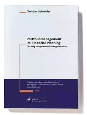 Couverture du produit · Portfoliomanagement im Financial Planning. Der Weg zur optimalen Vermögensstruktur