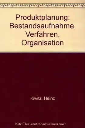 Couverture du produit · Produktplanung. Bestandsaufnahme, Verfahren, Organisation