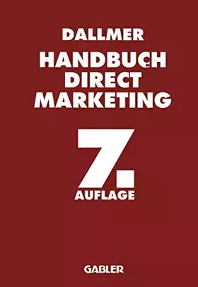 Couverture du produit · Handbuch Direct Marketing