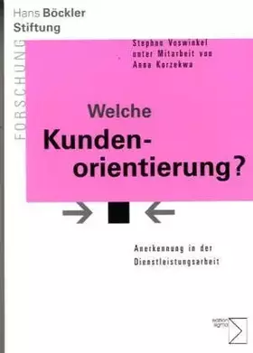 Couverture du produit · Welche Kundenorientierung?: Anerkennung in der Dienstleistungsarbeit