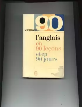 Couverture du produit · Méthode 90 anglais
