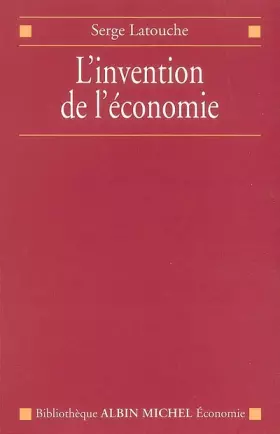 Couverture du produit · L'invention de l'économie