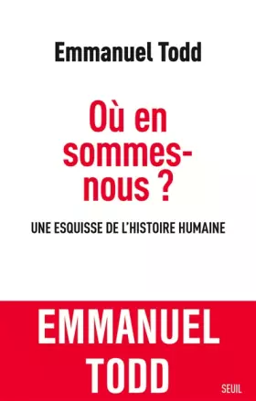 Couverture du produit · Où en sommes-nous ? - Une esquisse de l'histoire humaine