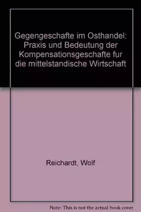 Couverture du produit · Gegengeschäfte im Osthandel
