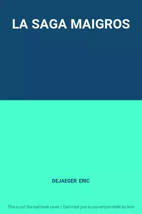 Couverture du produit · LA SAGA MAIGROS