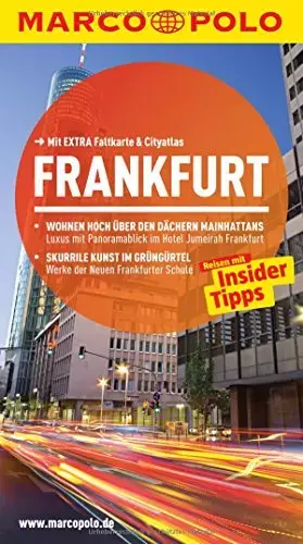 Couverture du produit · MARCO POLO Reiseführer Frankfurt: Reisen mit Insider-Tipps. Mit EXTRA Faltkarte & Reiseatlas