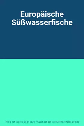 Couverture du produit · Europäische Süßwasserfische