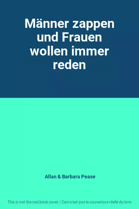 Couverture du produit · Männer zappen und Frauen wollen immer reden