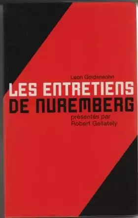 Couverture du produit · Les entretiens de Nuremberg