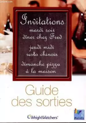 Couverture du produit · Guide des sorties.