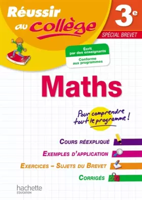 Couverture du produit · Réussir Au Collège Maths 3ème