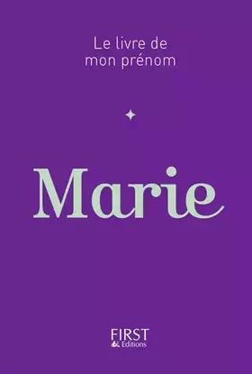 Couverture du produit · 01 Le Livre de mon prénom - Marie