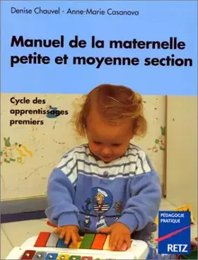Couverture du produit · Manuel de la maternelle petite et moyenne section