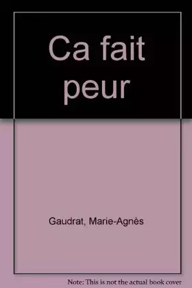 Couverture du produit · Ca fait peur