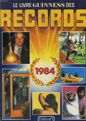 Couverture du produit · Le livre guinness des records 1984.
