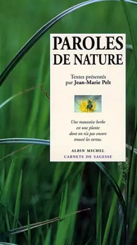 Couverture du produit · Paroles de nature