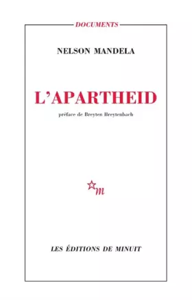 Couverture du produit · L'Apartheid : Précédé d'une lettre de Breyten Breytenbach