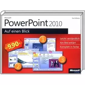 Couverture du produit · Microsoft PowerPoint 2010 auf einen Blick
