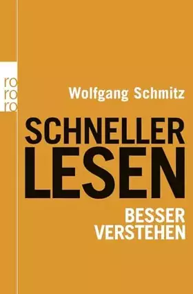 Couverture du produit · Schneller lesen - besser verstehen