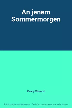 Couverture du produit · An jenem Sommermorgen