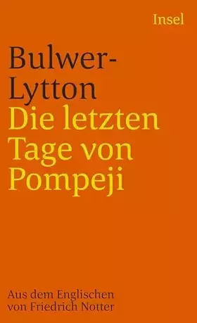 Couverture du produit · Die letzten Tage von Pompeji (insel taschenbuch)