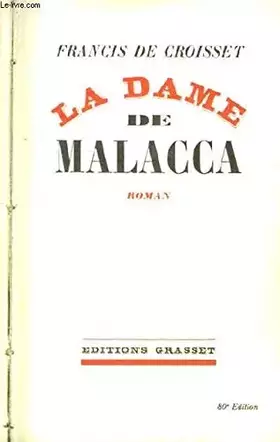 Couverture du produit · LA DAME DE MALACCA