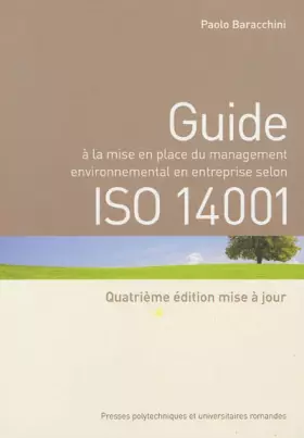 Couverture du produit · Guide à la mise en place du management environnemental en entreprise selon ISO 14001