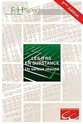 Couverture du produit · Les IFRS en substance. Un sérieux résumé