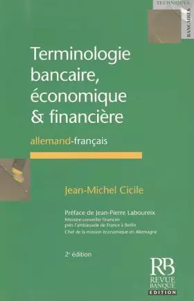 Couverture du produit · Terminologie bancaire, économique et financière: Allemand-Français