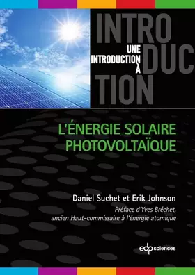 Couverture du produit · L'énergie solaire photovoltaïque