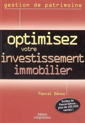 Couverture du produit · Optimisez votre investissement immobilier